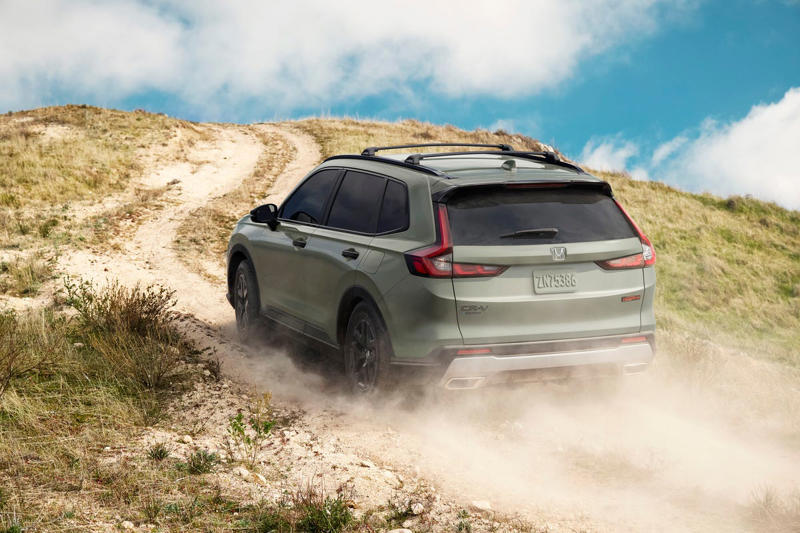 View Exterior Photos of the 2026 Honda CR-V Hybrid TrailSport