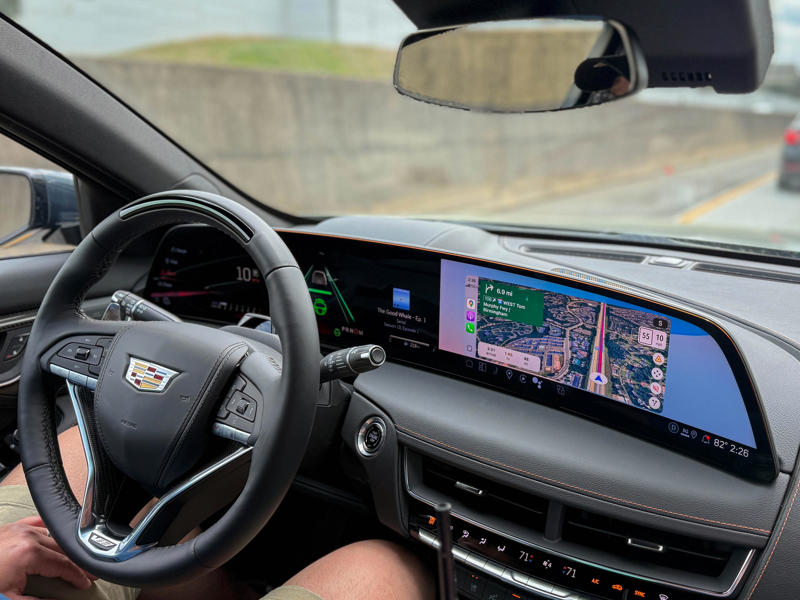 My test car came with GM's Super Cruise hands-free driver assistance system