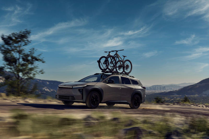 View Photos of the 2026 Toyota bZ Woodland, an Outdoorsy EV SUV