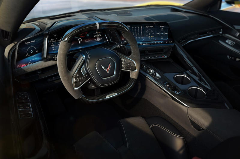 See Interior Photos of the 2026 Chevy Corvette, Now Without the Button Wall