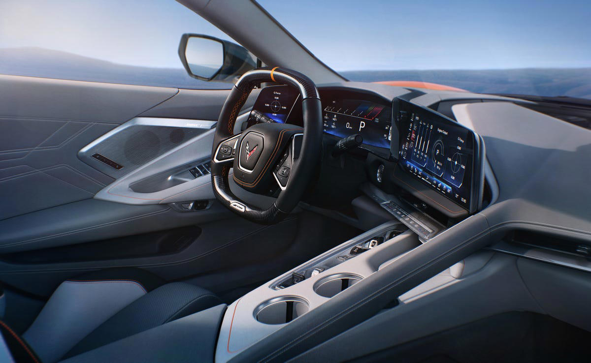 See Interior Photos of the 2026 Chevy Corvette, Now Without the Button Wall
