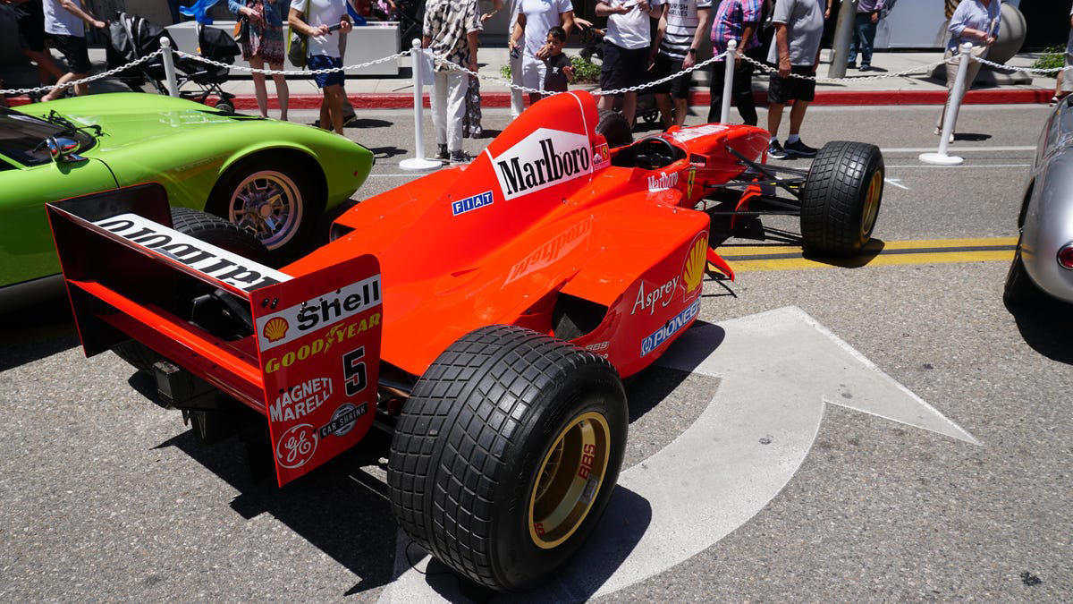 7) Ex-Michael Schumacher F1 Ferrari
