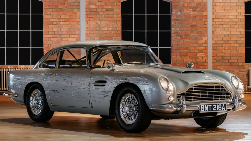 Aston Martin DB5 from James Bond – Price Varies, Up to Several Million