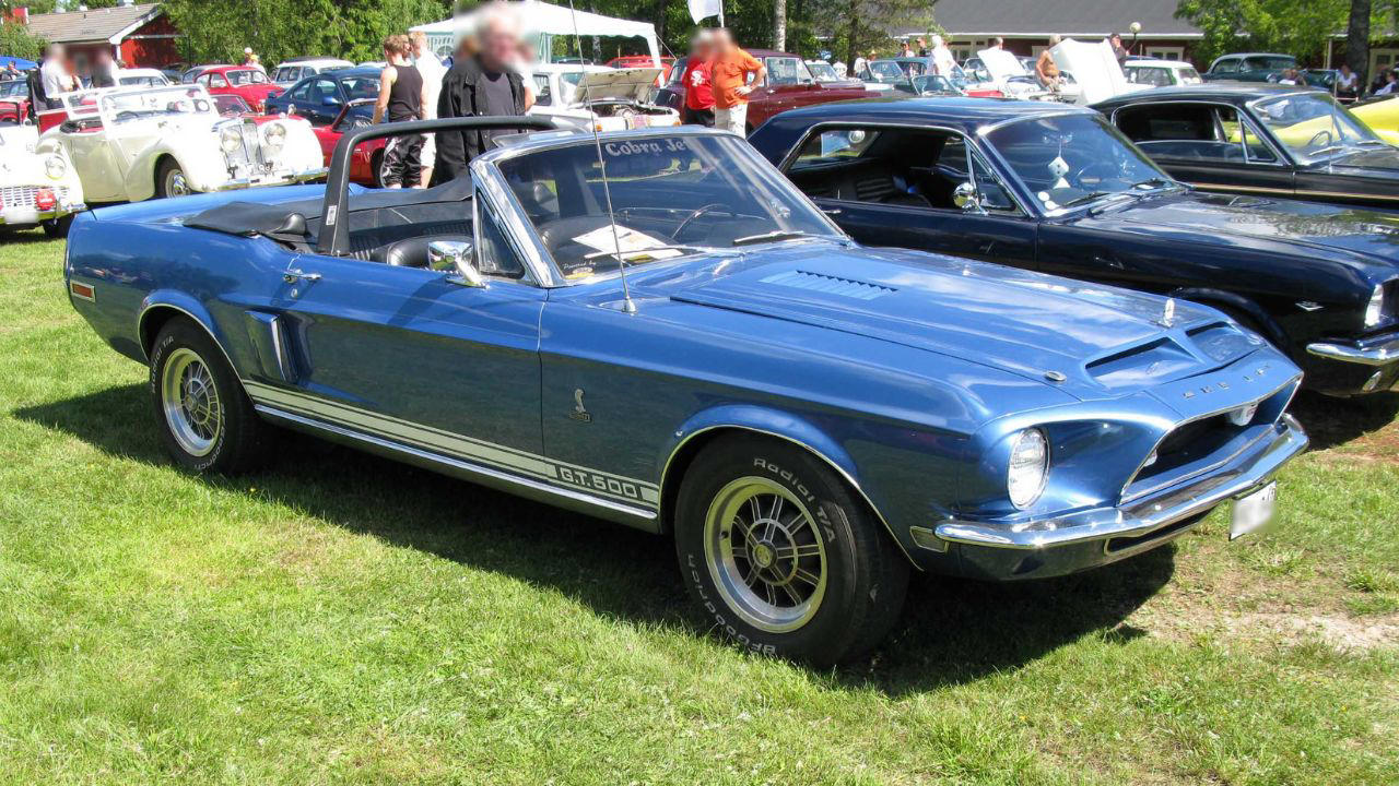3. 1968 Shelby Mustang GT500 – The Beast with Stripes