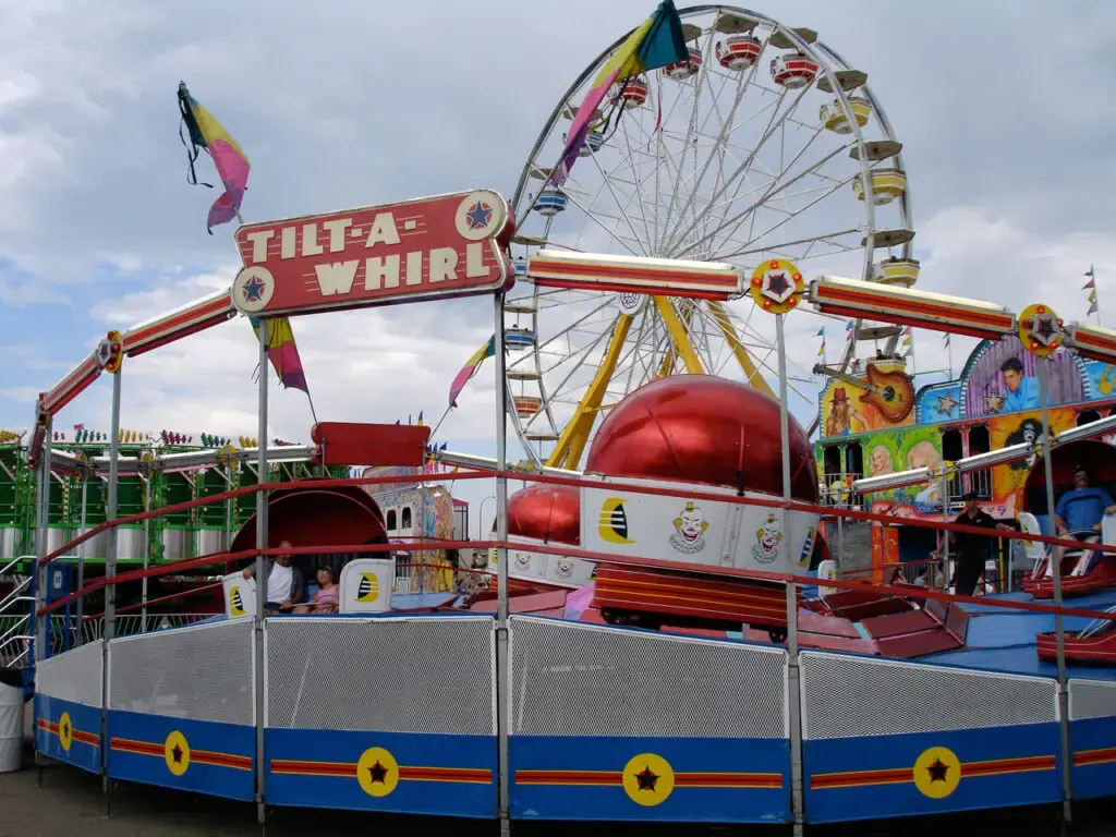 9. The Tilt-A-Whirl Without Restraints