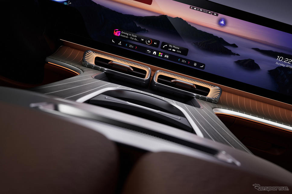 メルセデスベンツ『GLC』新型、インテリア先行公開…史上最大39.1インチディスプレイ採用