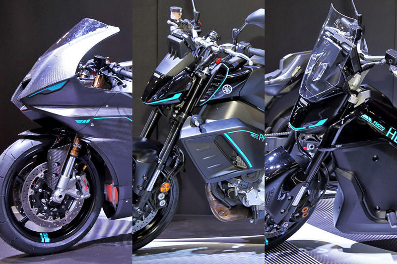 ヤマハの黒い三連星? 電動バイク3車種の詳細を実物で確認