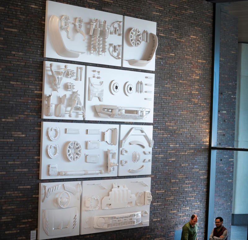 Inside Ford Motor's new world headquarters are nods to the past and cues to the future