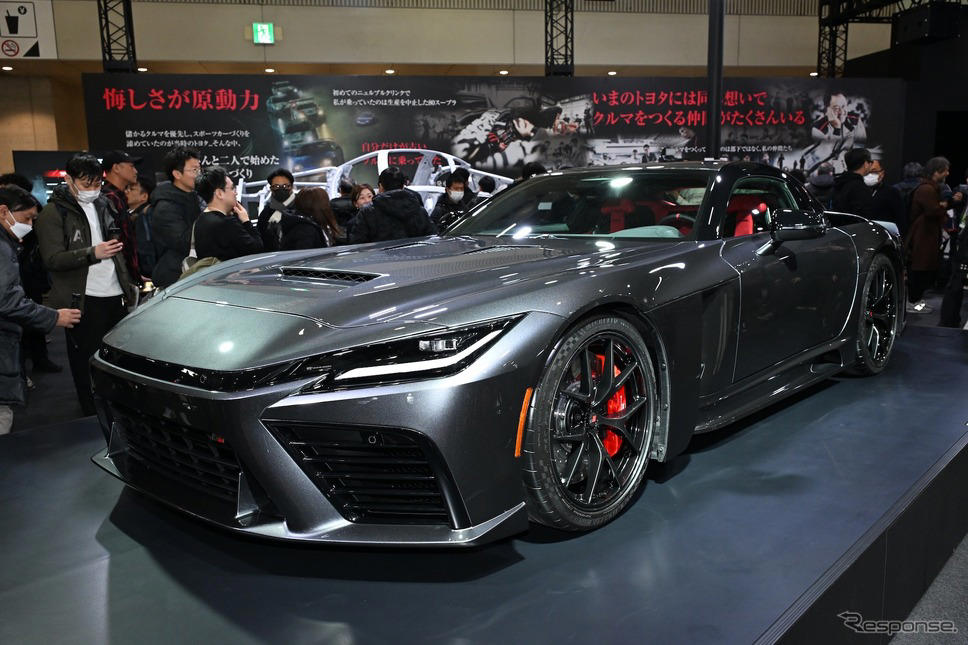 トヨタの新型スーパーカー「GR GT」にファン殺到、初の4L・V8エンジンは650馬力以上に…東京オートサロン2026
