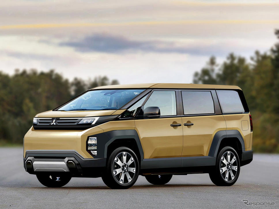 三菱 デリカD:5 販売好調の裏で、次期型「D:6」の開発着々…最終デザインをプレビュー