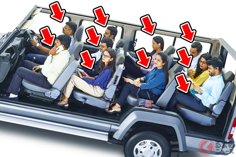 10人乗れる「大型SUV」がスゴイ！ 見た目は“超高級車”だけど約270万円！ 斬新すぎるフォースモーターズの「シティライン」印国仕様とは！