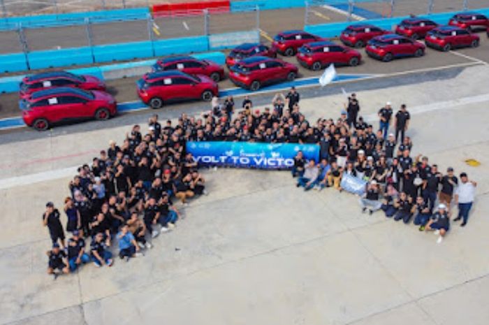 Jakarta E-Prix, mobil listrik MG, MG Electric Vehicle Club Indonesia (MGEVC), MGEVC, Komunitas mobil MG, Dukung Formula E 2025, MGEVC Gelar Konvoi 120 Mobil Listrik di Sirkuit Ancol
