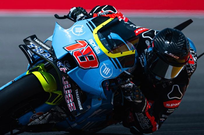 MotoGP, aprilia, Manuel Gonzales, Trackhouse Racing, tes aragon, Manuel Gonzales Cobain RS-GP di Tes Aragon, Ternyata Bukan Rencana Aprilia