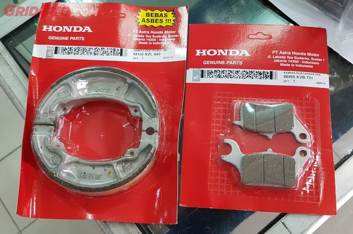 motor matic, tanda kampas rem habis, kampas rem habis, gejala kampas rem habis, ciri kampas rem habis, Harus Tahu Gejala Kampas Belakang Rem Honda BeAT Habis, Awas Tromol Aus