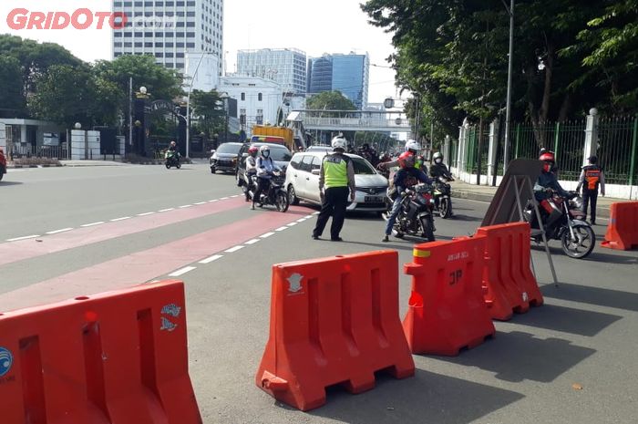 polri, monas, rekayasa lalu lintas, Hari Bhayangkara, Sampai Sore, Sebagian Jalan Jakarta Ini Besok Bakal Ada Pengalihan