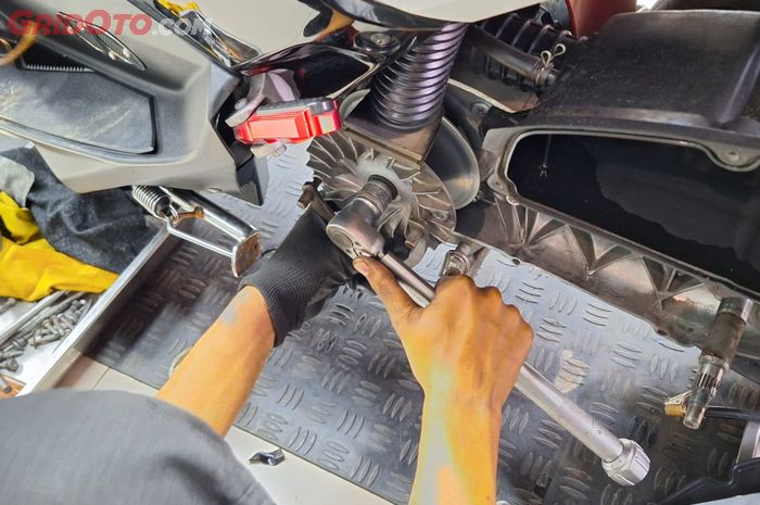 ngelitik, slide piece, cvt motor matic, MR CVT Custom, Perbaikan Motor Matic Ngelitik Ternyata Murah, Biayanya Cuma Segini