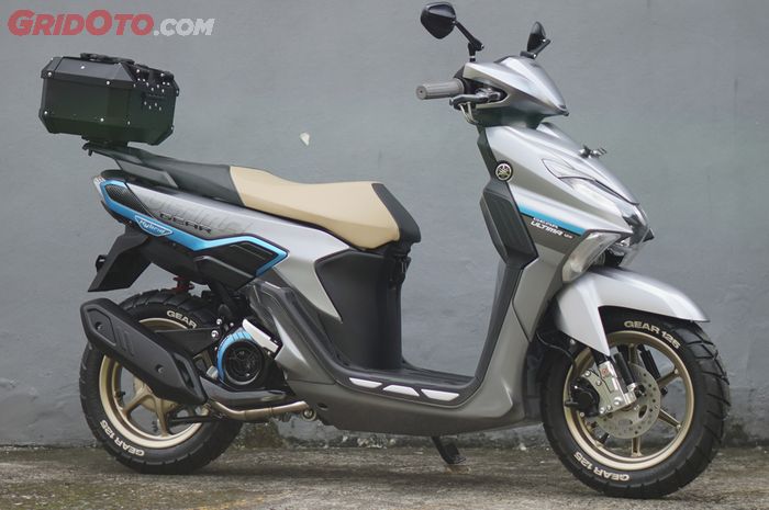 behel, box givi, Yamaha Gear, Gear ultima, Punya Dimensi Panjang, Behel Yamaha Gear Bisa Langsung Dipasang Box?