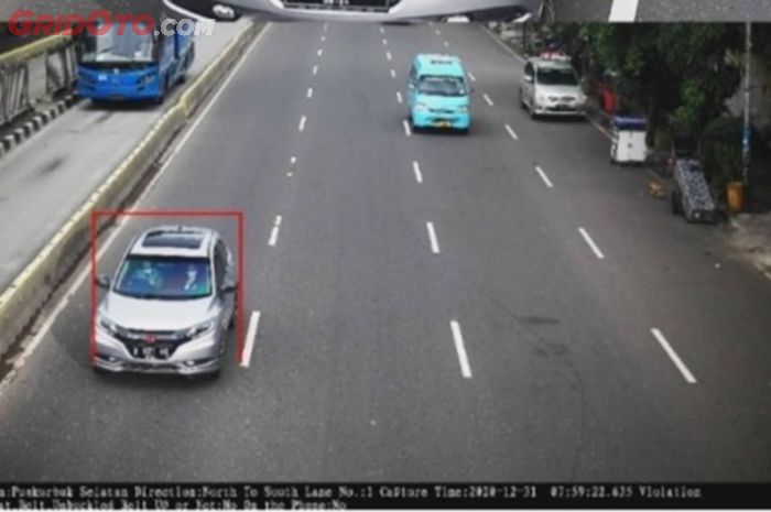 tilang elektronik, ETLE, pelanggaran aturan lalu lintas, Dua Kali Pemilik HR-V Kena Tilang Elektronik, Tapi Lolos, Ini Sebabnya