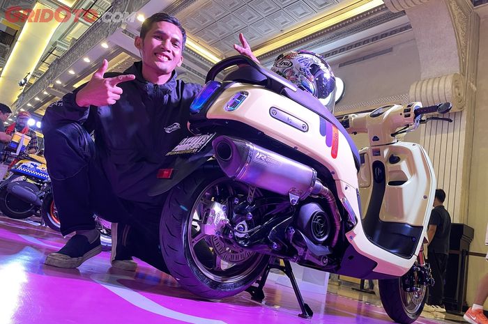 Yamaha Fazzio, Fazzio Modifest 2025, Modifikasi Fazzio Kaki-kaki NMAX, Ala Supermoto Pakai Part Sultan
