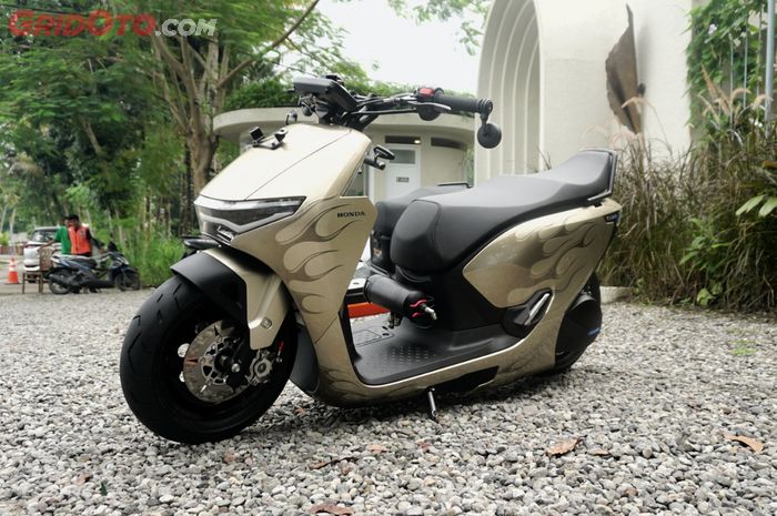 modifikasi motor, honda dream ride, Honda CUV e:, hdrp 2024, motor hdrp, kontes modifikasi honda, Modal Airsus Honda CUV e: Dipaksa Kandas Nyaris Cium Tanah oleh Builder HDRP, Kelistrikan Aman?