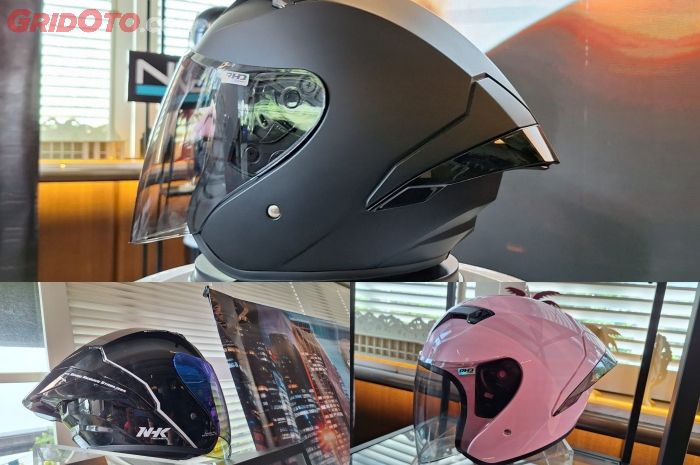 helm, half face, N2 Elite, N2 Max, Harga Mulai Rp 300 Ribuan, Helm Baru NHK N2 Punya Fitur Melimpah
