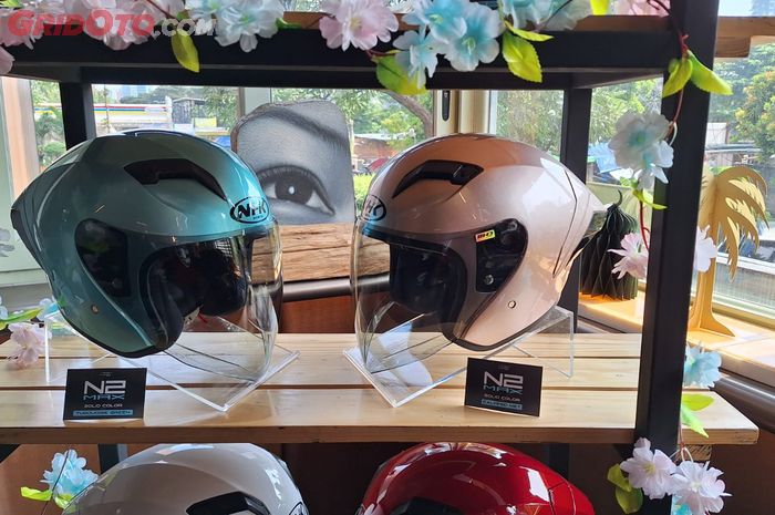 helm, helm half face, open face, PT Danapersadaraya Motor Industry (DMI), Luncurkan Helm Half Face Baru, Bos NHK Sebut Pasar Ini yang Paling Besar