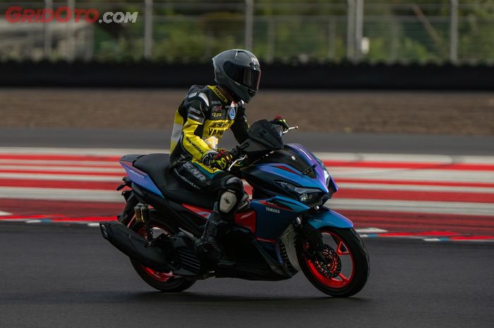 yamaha aerox, aerox, Mandalika, Aerox Alpha, Aerox Alpha Turbo, Cobain Semua Aerox Alpha di Lombok, Mulai dari Sirkuit Hingga Jalan Raya