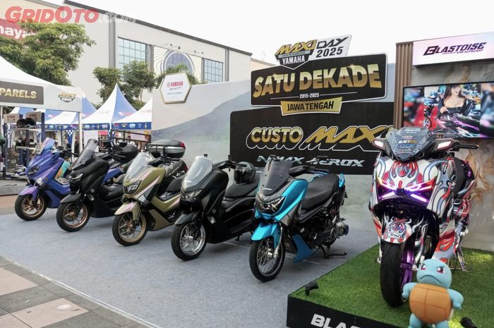 YIMM, NMAX Turbo, maxi day 2025, maxi day kudus, 1 dekade NMAX, Rangkaian Hajatan Tahunan MAXI Day 2025 Resmi Dimulai di Kudus Jawa Tengah, NMAX Jadi Artis Utama