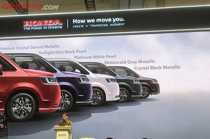 mobil, honda, Honda Step WGN e:HEV, GIIAS 2025, Step WGN, Ini Pilihan Warna Honda Step WGN e:HEV, Baru Meluncur di GIIAS 2025