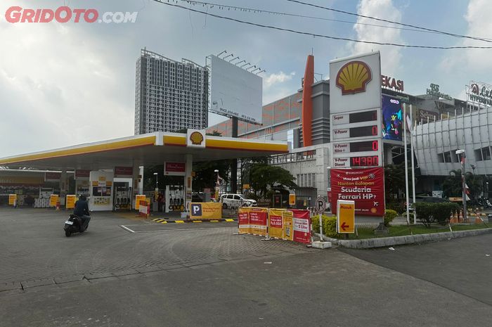 SPBU, bekasi, shell, bensin, habis, agustus 2025, Waduh, Stok Bensin Shell di Bekasi Kosong, Cuma Ada Ini Doang
