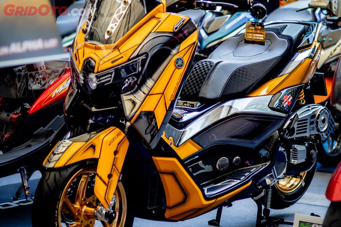 yamaha nmax turbo, yamaha nmax neo, Modifikasi Yamaha NMAX Neo, Berubah Robot Bumblebee Versi Motor