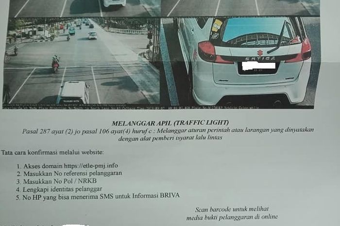 tilang, denda tilang, tilang elektronik, ETLE, Denda Tilang Elektronik, Denda Tilang Elektronik Disebut Bisa Membengkak Karena Cuek, Polisi Beri Penjelasan