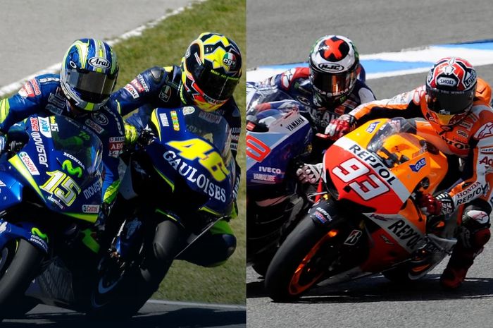 MotoGP, Jorge Lorenzo, Marc Marquez, sirkuit jerez, Valentino Rossi, motogp spanyol, Manuver Terkotor di MotoGP Spanyol, Terang-terangan Dilakukan 4 Bintang MotoGP