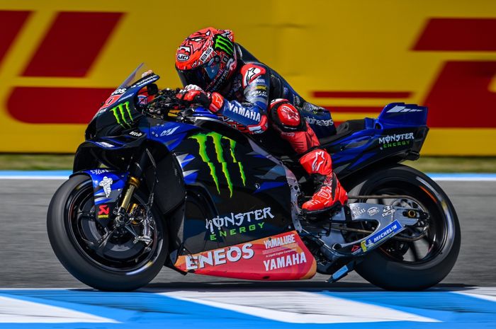 MotoGP, yamaha, Fabio Quartararo, pole position, kualifikasi motogp, motogp spanyol, Gak Masuk Akal, Fabio Quartararo Rebut Pole Position di Kualifikasi MotoGP Spanyol 2025