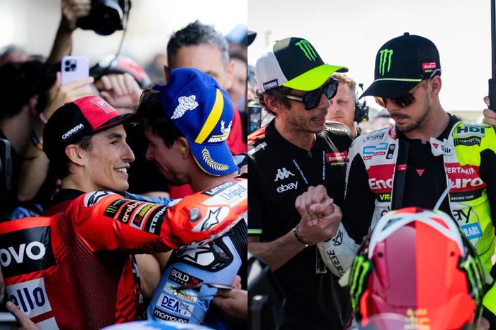 MotoGP, Marc Marquez, Valentino Rossi, fans valentino rossi, motogp spanyol, Crash di MotoGP Spanyol 2025, Marc Marquez Malah Sindir Fans Valentino Rossi
