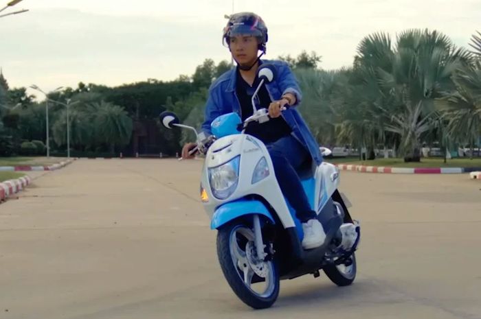 honda scoopy, motor matic, suzuki let's, motor baru, smartkey, Motor Matic Retro Baru Suzuki Sudah Pakai Smartkey, Bisa Nih Lawan Honda Scoopy