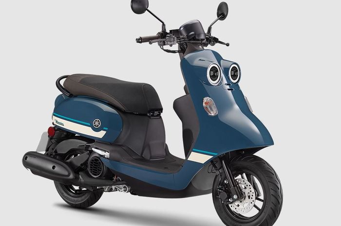 taiwan, yamaha, retro, motor matic, Yamaha Vinoora, Motor Matic Baru Yamaha Mirip Minion Ini Tampil Retro, Sekali Full Bisa Jalan 230 Km