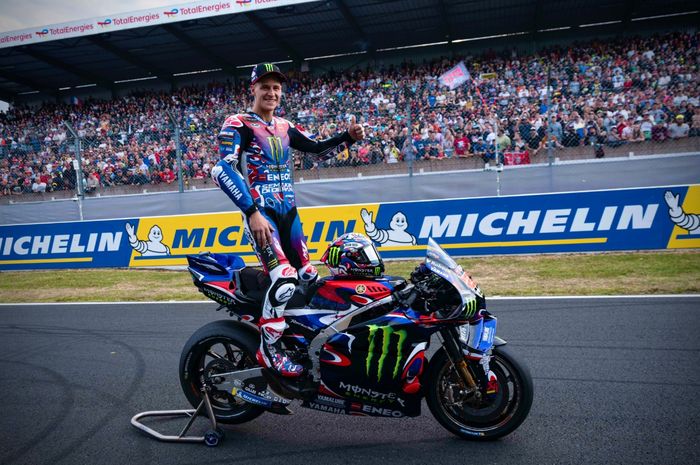 MotoGP, Fabio Quartararo, livery spesial, motogp prancis, Keren Nih, Fabio Quartararo Pakai Livery Spesial di Balapan MotoGP Prancis 2025