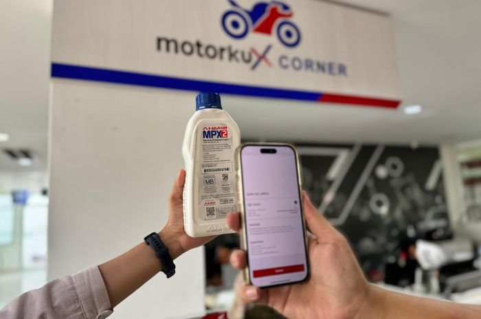 oli motor, ahm oil, oli palsu, ciri oli palsu, Motorku X, Cara Gampang Cek AHM Oil Asli atau Palsu, Tinggal Scan Pakai Aplikasi Ini