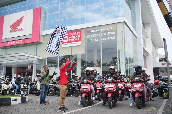 komunitas motor, astra motor yogyakarta, honda stylo 160, Komunitas Honda Stylo, HASCI, Rayakan Anniversary Pertama, Komunitas Honda Stylo 160 HASCI Langsung Punya 300 Lebih Member