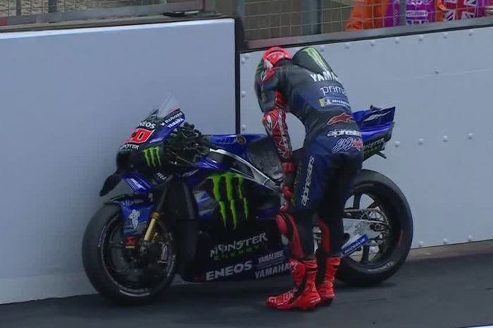 MotoGP, yamaha yzr-m1, Fabio Quartararo, motogp inggris, ride height device, Gagal Menang MotoGP Inggris 2025, Quartararo Minta Benda Laknat Ini Dihapus
