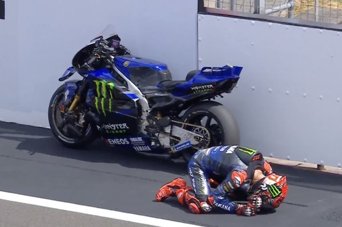 MotoGP, yamaha yzr-m1, Fabio Quartararo, motogp inggris, ride height device, Komponen Laknat Jadi Penyebab Quartararo Batal Menang MotoGP Inggris 2025