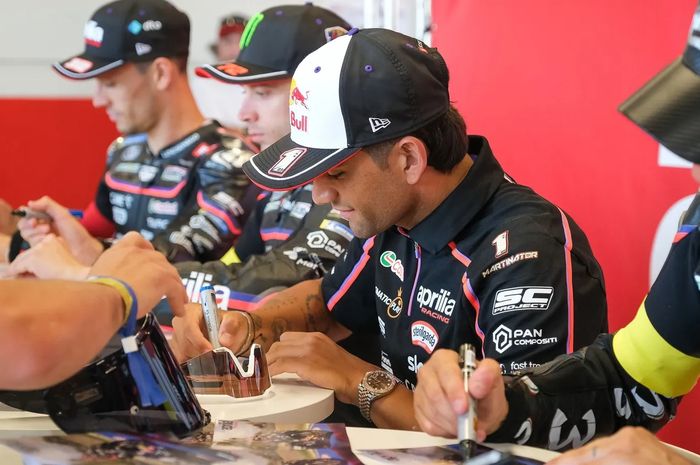 MotoGP, aprilia, jorge martin, Jorge Martin Nongol di Acara Besar Aprilia, Jadi Bulan-bulanan Warganet