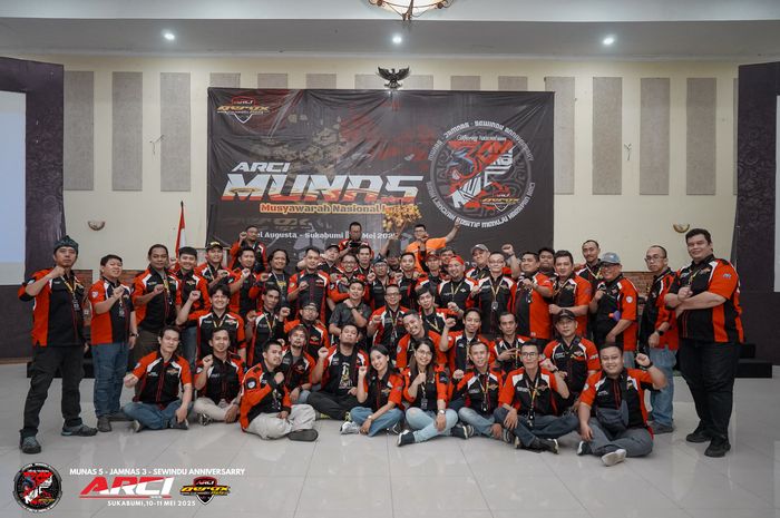 sukabumi, Aerox 155 Riders Club Indonesia, Munas ARCI 2025, Jamnas ARCI 2025, Ketua Umum ARCI 2025, Munas ke-5 dan Jamnas ARCI 2025 Meriahkan Sukabumi, Ratusan Peserta Tumpah Ruah
