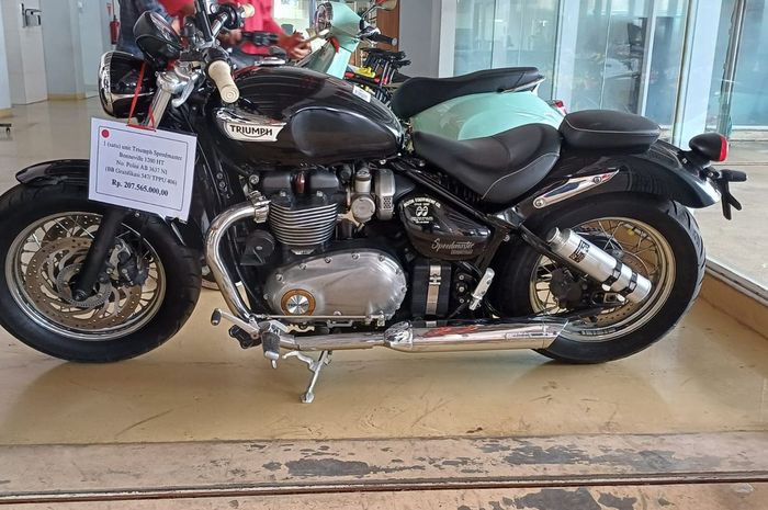 lelang kpk, triumph speedmaster, Rafael Alun Trisambodo, Triumph Speedmaster Bonneville 1200 HT, Lelang Moge KPK, Dilelang KPK, Triumph Speedmaster Bonneville 1200 HT Milik Sosok Fenomenal Ini Laku Rp 211 Juta