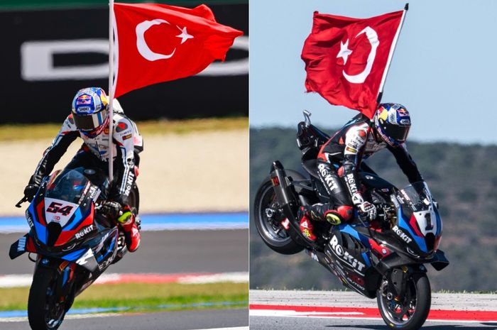 MotoGP, WorldSBK, stoppie, Toprak Razgatlioglu, Tiap Selebrasi Stoppie, Ternyata Toprak Razgatlioglu Harus Bayar Sejumlah Uang