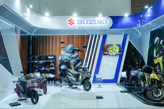 suzuki, satria f150, V-Storm 250, PT Suzuki Indomobil Sale (SIS), Address FI, nex crossover, Burgman Street 125 EX, jakarta fair 2025, Suzuki Tebar Bejibun Promo di Jakarta Fair 2025, Dp RIngan Sampai Cicilan Murah