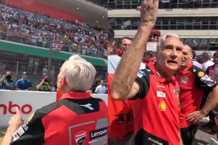 MotoGP, Marc Marquez, penonton, motogp italia, Davide Tardozzi, sprint motogp, Davide Tardozzi Marahin Penonton Usai Sprint MotoGP Italia 2025, Ini Penyebabnya
