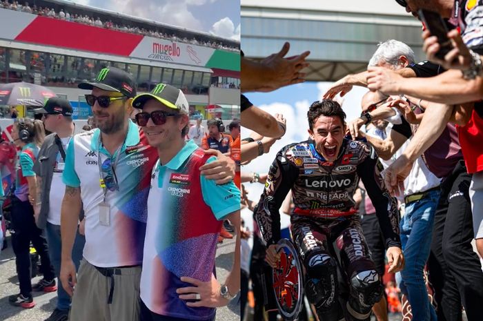 MotoGP, Marc Marquez, Ducati, Valentino Rossi, Gara-gara Kejadian MotoGP Italia 2025, Ducati Mau Valentino Rossi dan Marc Marquez Damai