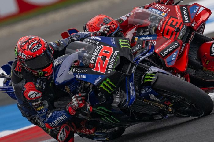 MotoGP, kualifikasi, yamaha yzr-m1, Fabio Quartararo, motogp belanda, Kencang di Kualifikasi, Ini Penyebab Fabio Quartararo Kewalahan Saat Balapan